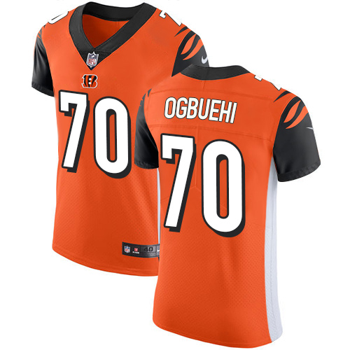 Nike Bengals #70 Cedric Ogbuehi Orange Alternate Men's Stitched NFL Vapor Untouchable Elite Jersey